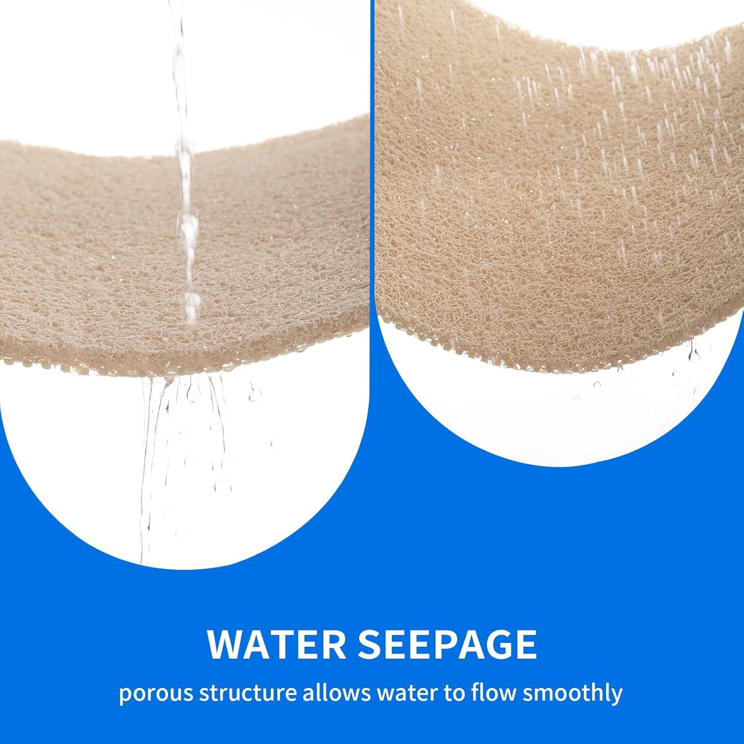 Non Slip Bathtub Mat, Foot Scrubber Anti Slip Fast Drying Shower Mat for Tub, Floor,Bathroom, Home