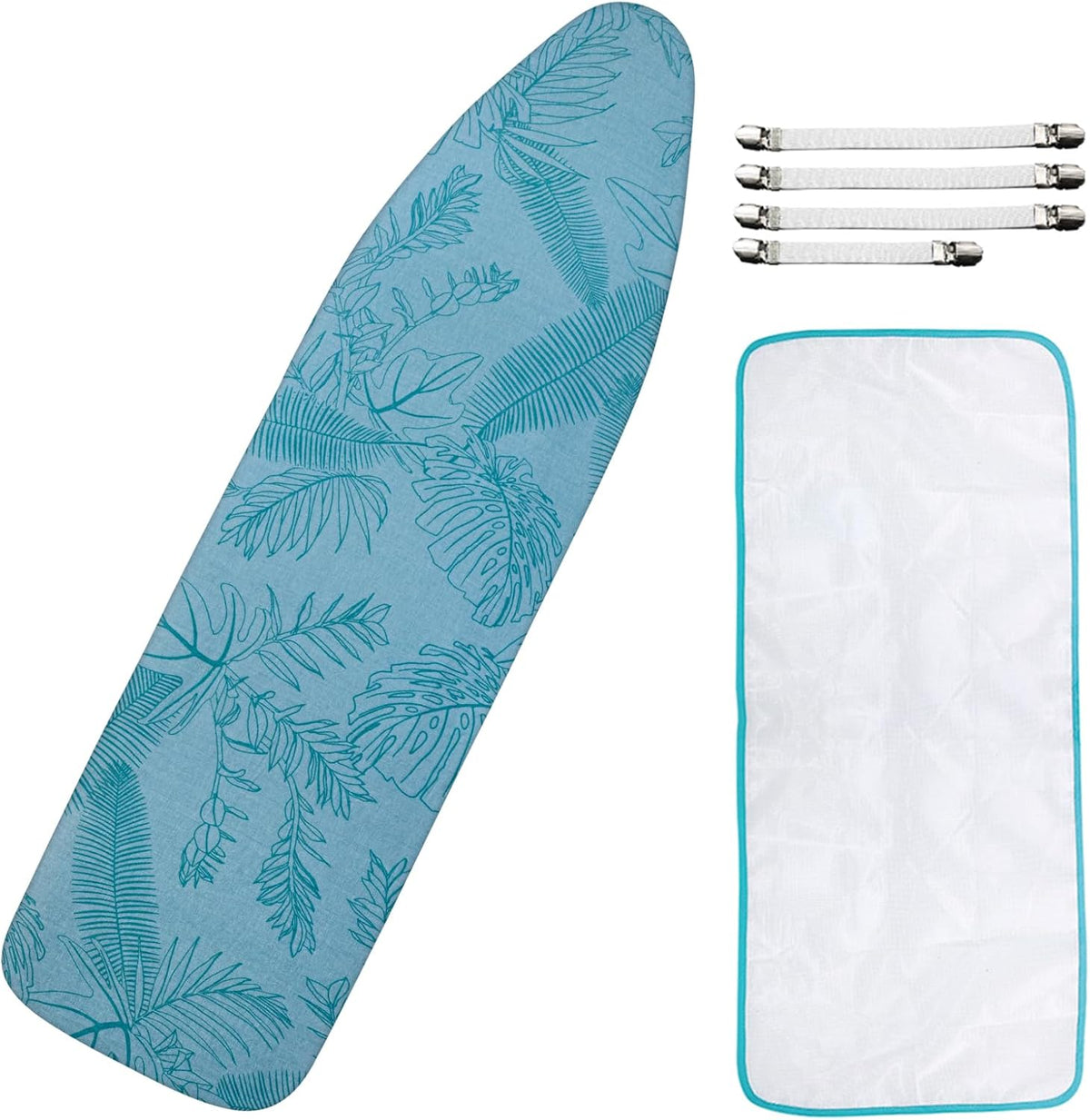 Dalykate Ironing Board Cover and Pad, 15" x 54", Thick Padding, Elastic Edge, Scorch & Stain