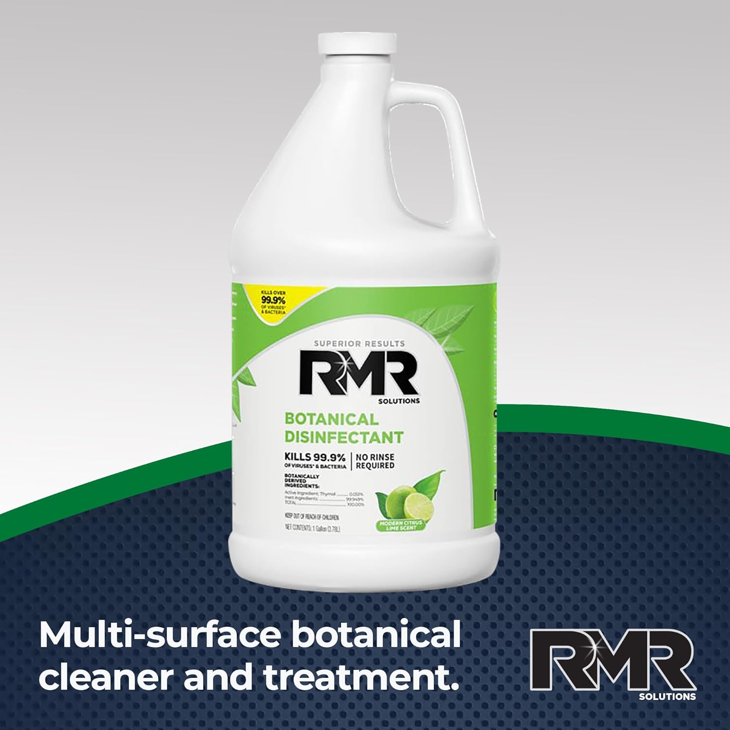RMR Brands Botanical Disinfectant and Cleaner, Kills 99% of Household Bacteria and Viruses, EPA
