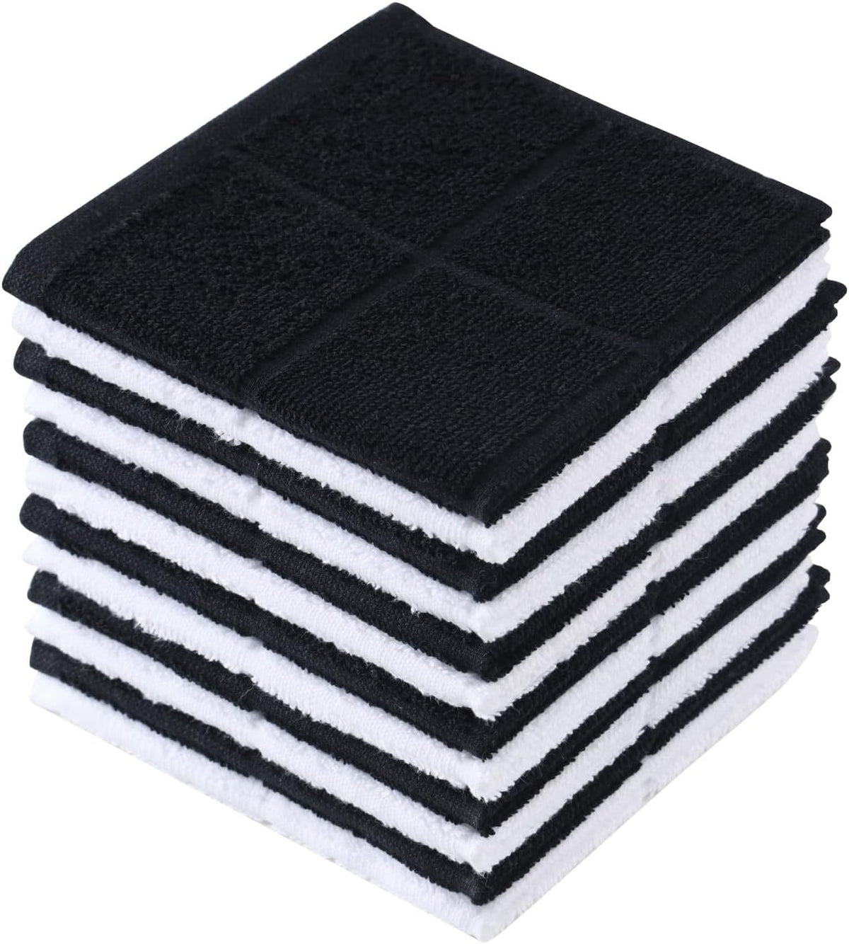 Glynniss Dishcloths Kitchen Highly Absorbent Dish Rags 100% Cotton Dish Cloths for Washing Dishes
