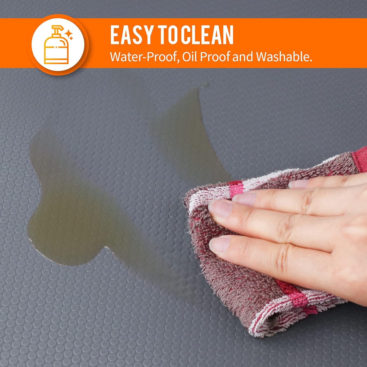 Shelf Liners for Kitchen Cabinets Non-Slip Drawer Liner Non Adhesive Cupboard Mat EVA Material