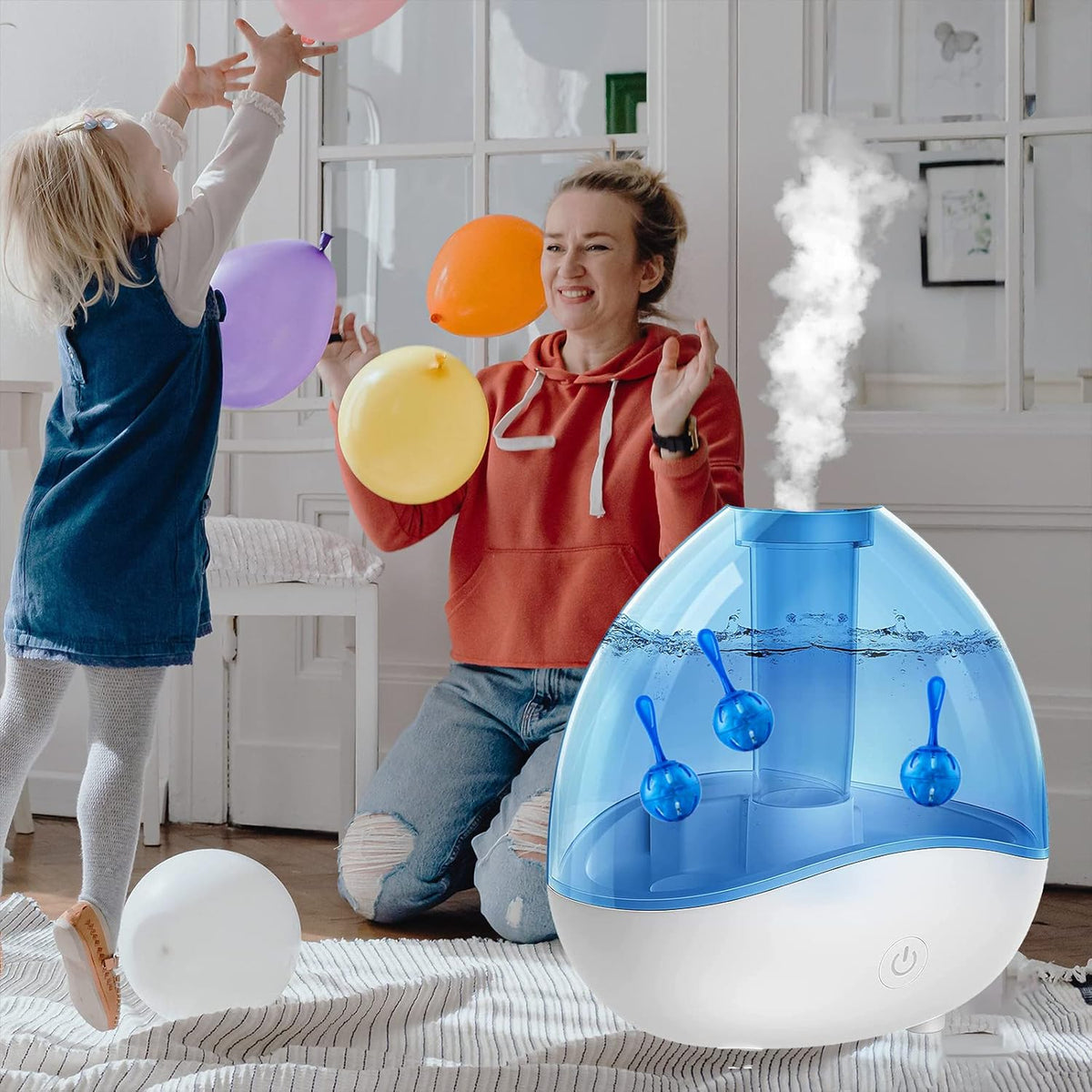 Humidifier Tank Cleaner, Raipoment Demineralization Cleaning Ball, Compatible with Mist
