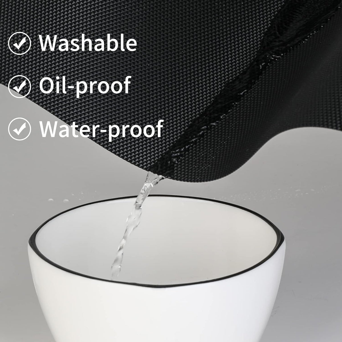 Kitchen Shelf Liner Drawer Liners, Non-Adhesive Refrigerator Liners Waterproof Fridge Mats with