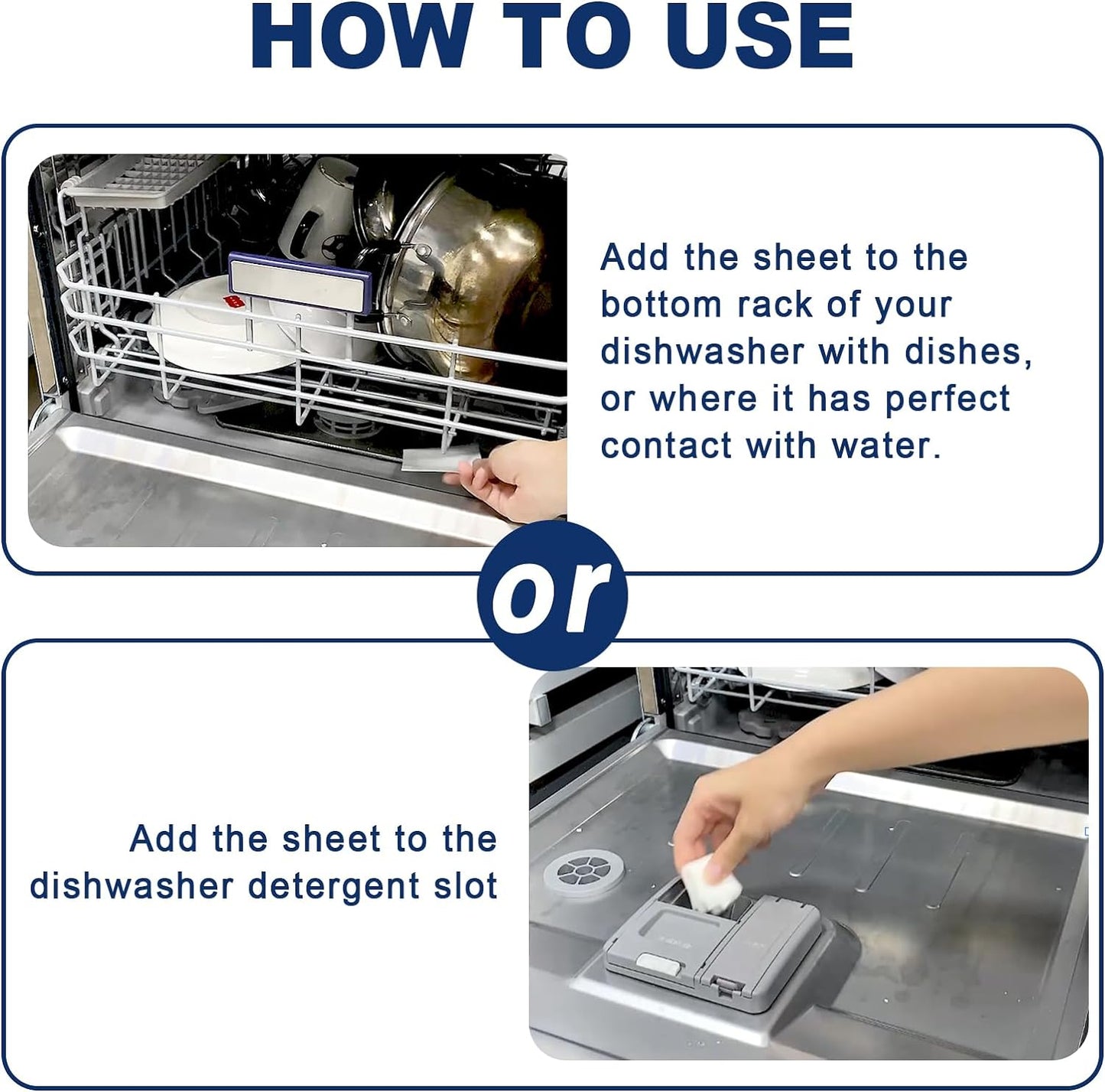 Eco Dishwasher Detergent Sheets Up To 160 Loads, Unscented Plastic Free Dishwashing Soap Strips