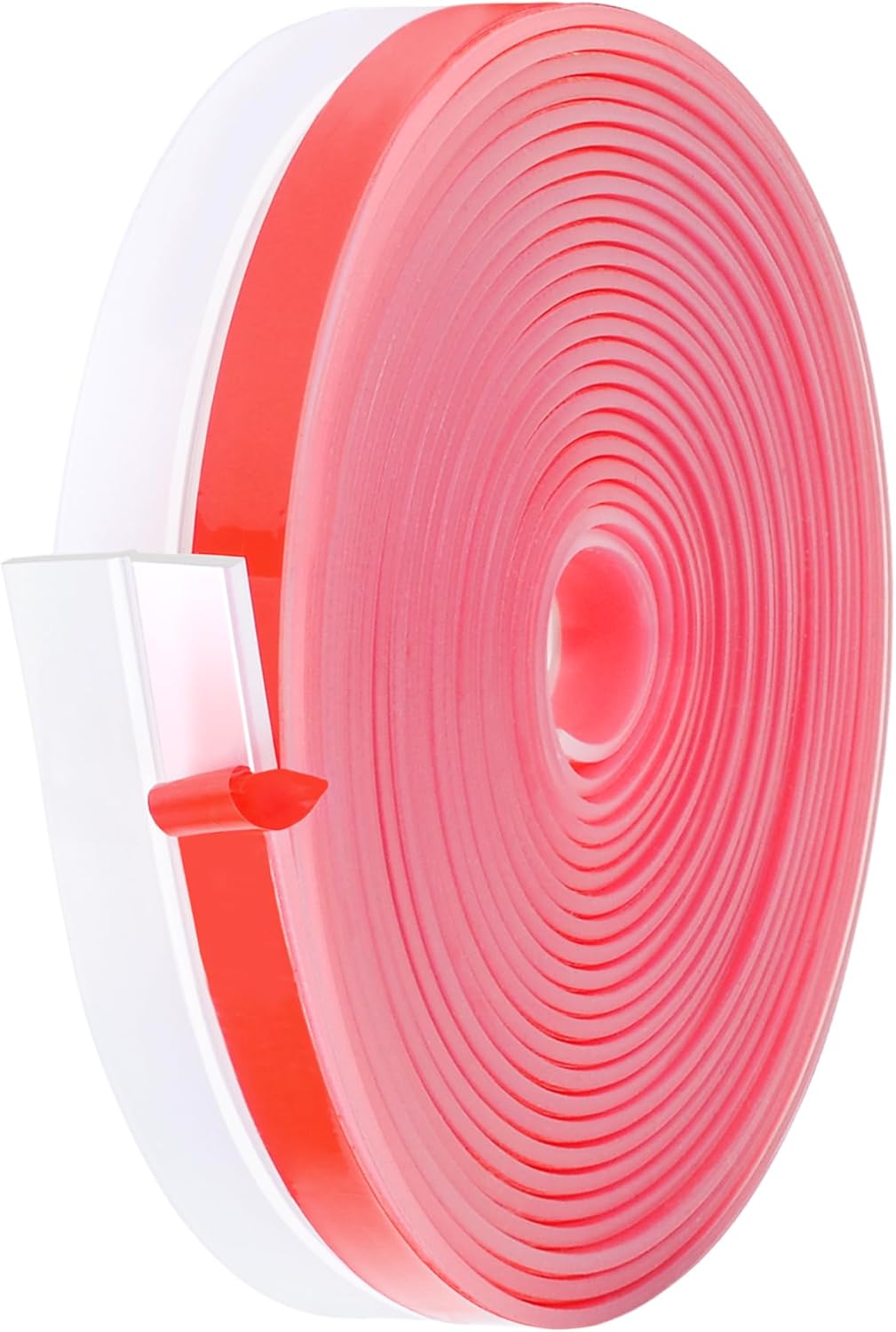 MYFAMIREA Door Weather Stripping 1IN (W) x 20FT (L) Door Draft Stopper Seal Tape Silicone Seal