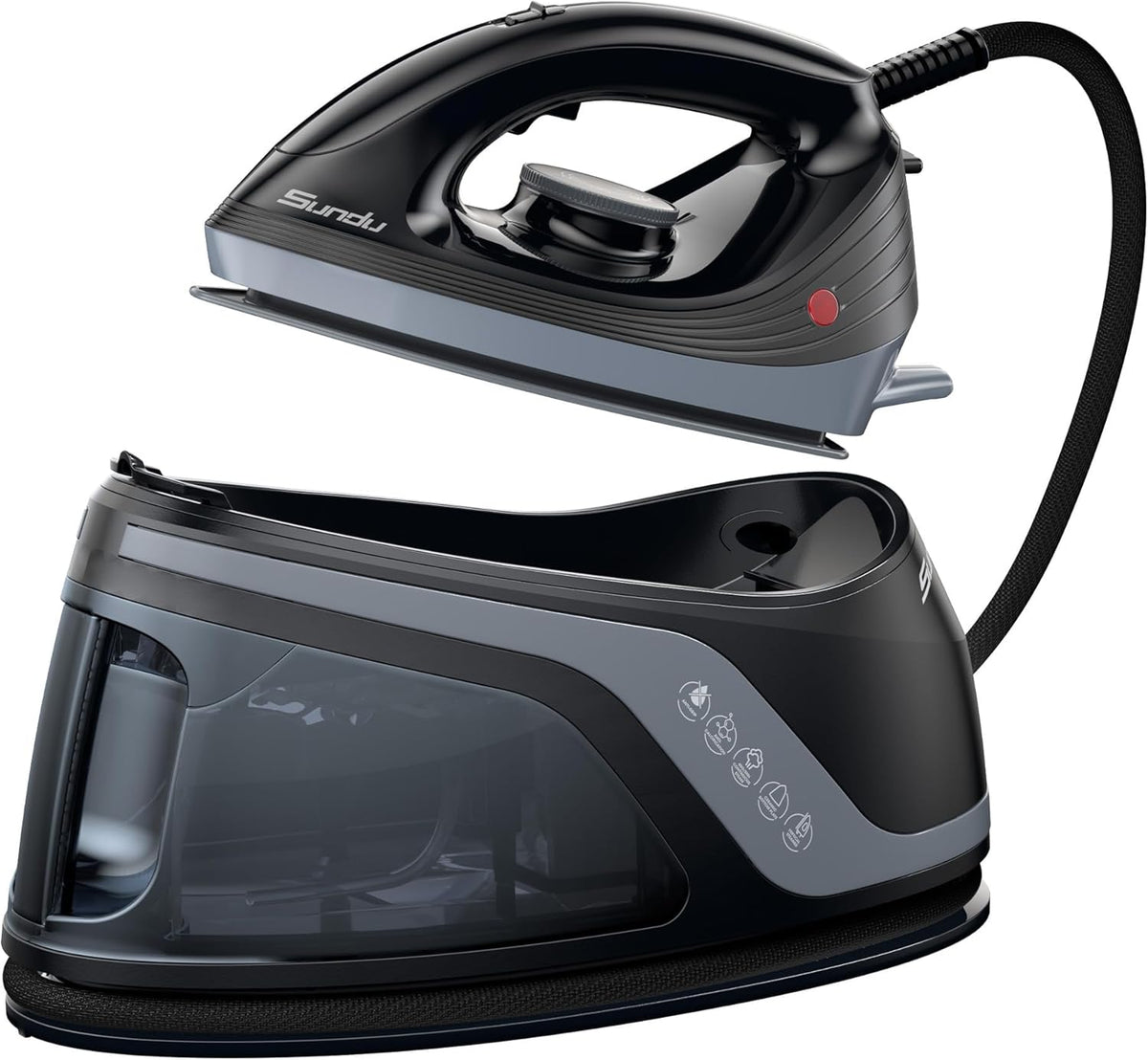Sundu Iron Steamer for Clothes,1600W Steam Station Professional Steam Iron For Clothes with 44 oz