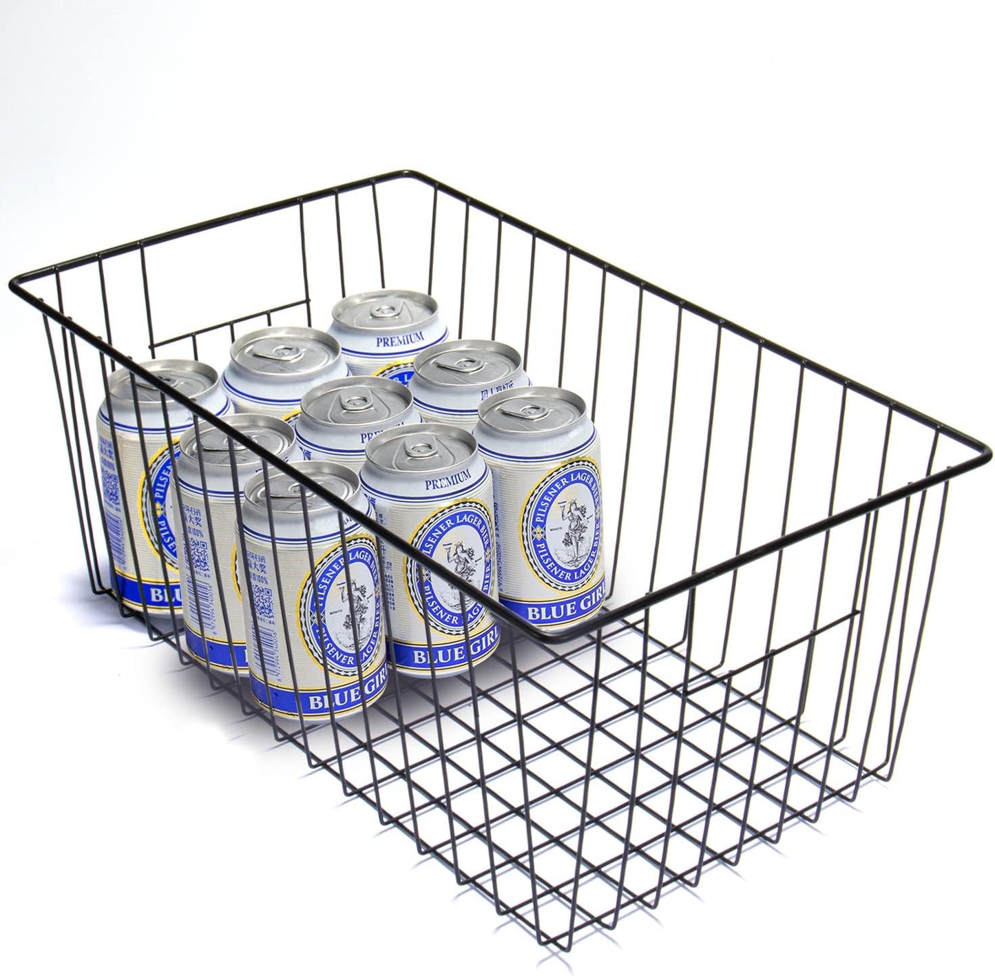 Freezer Organizer Bins, Upright Freezer Baskets for 16, 17, 21 cu.ft Standup Freezer, Durable