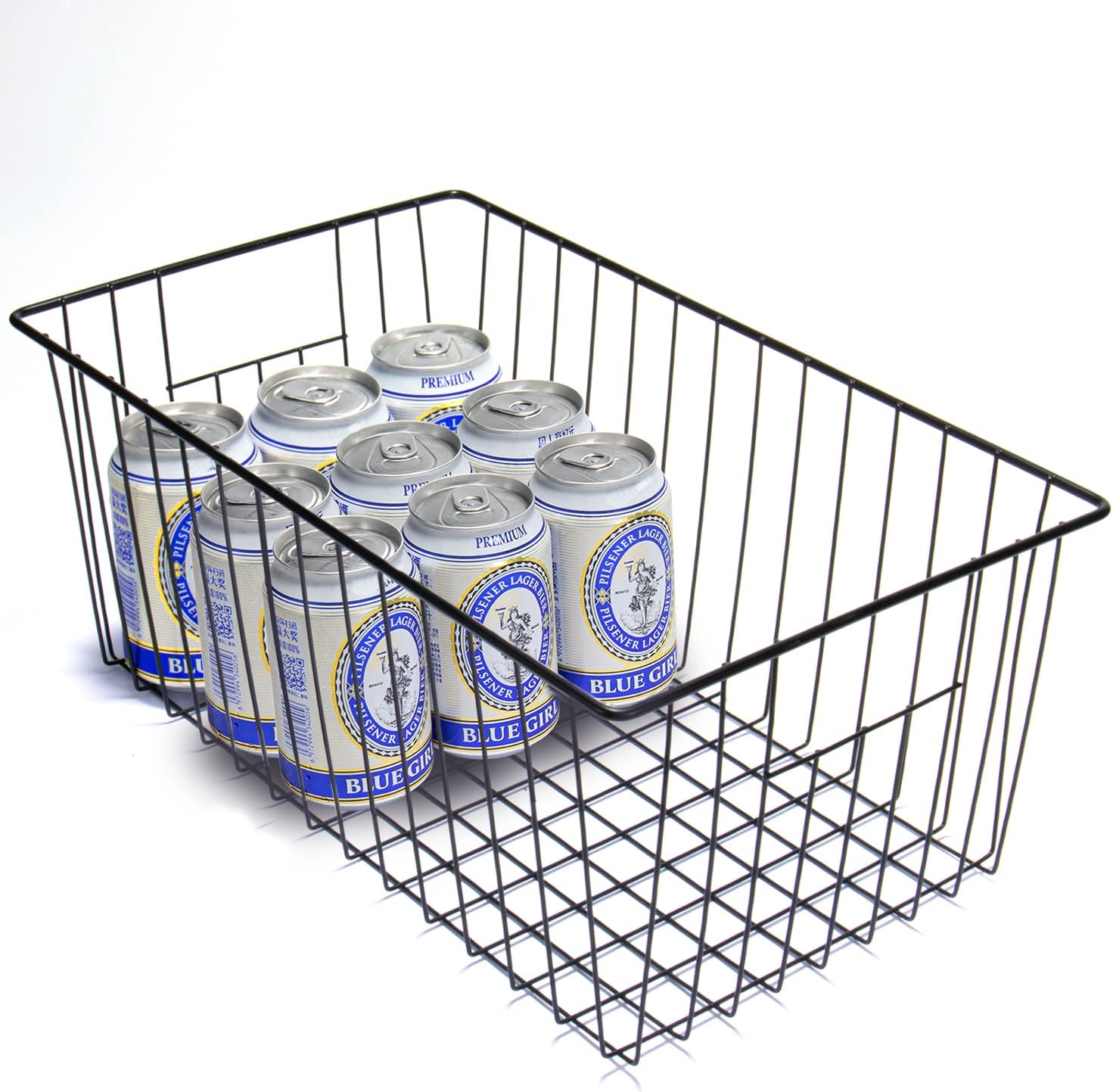 Freezer Organizer Bins, Upright Freezer Baskets for 16, 17, 21 cu.ft Standup Freezer, Durable