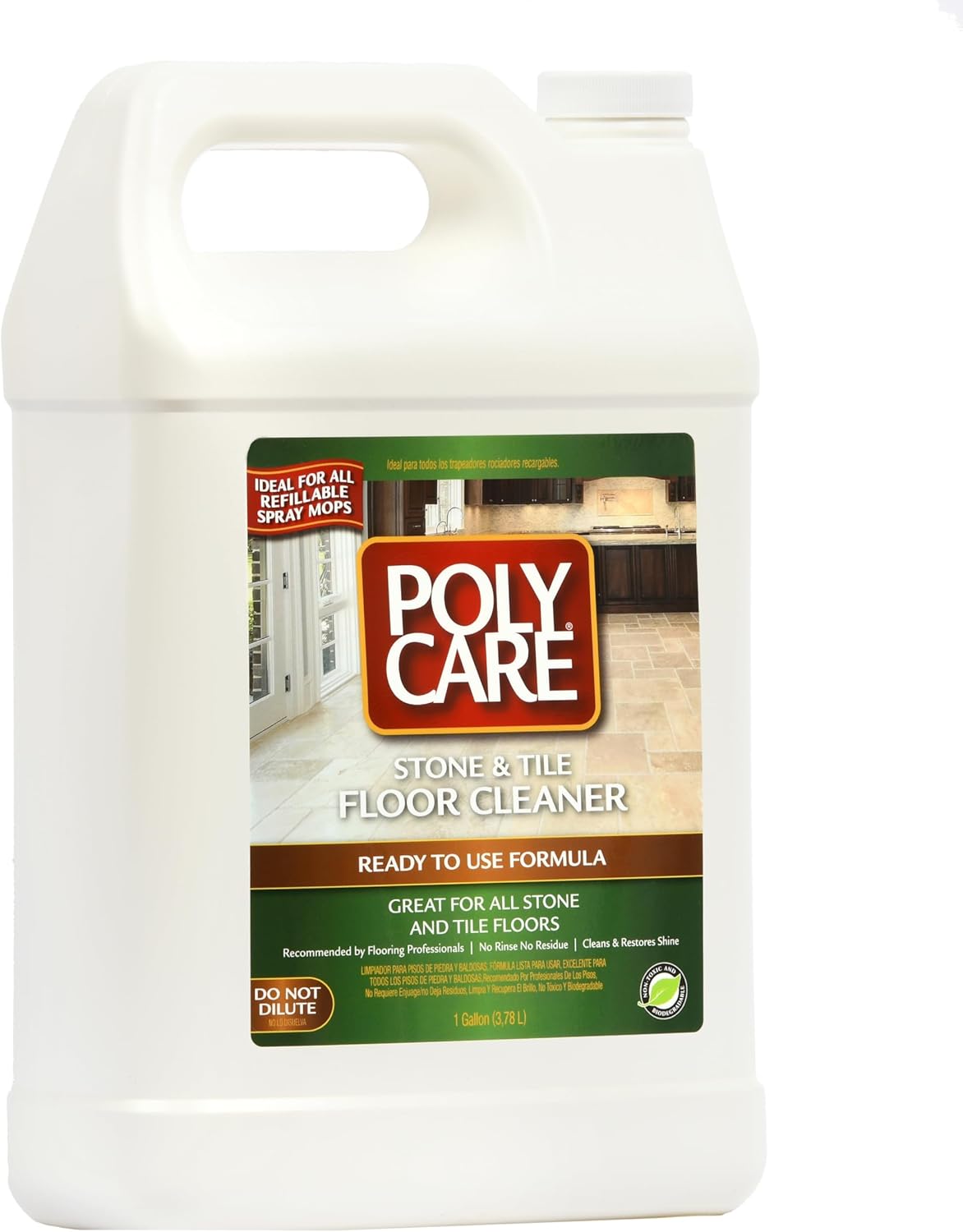 Stone & Tile Floor Cleaner Refill - 128 fl oz - Fresh- Refill for Spray Mops and Spray Bottles