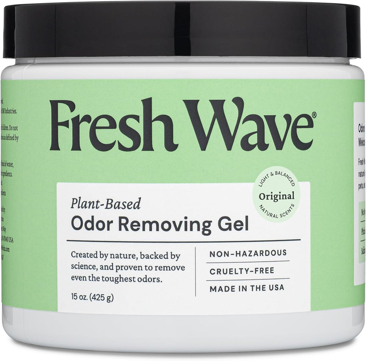 Fresh Wave Odor Removing Gel, 15 oz. - Odor Absorbers for Home, Safer Odor Relief, Natural