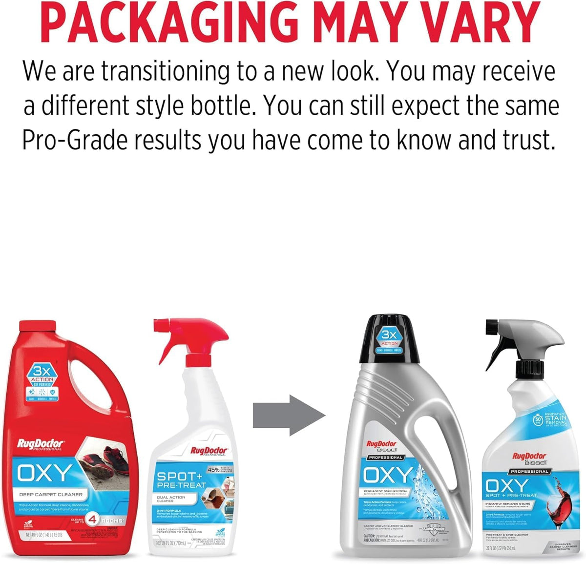 Rug Doctor Pro Deep Commercial Carpet Cleaning Machine, Oxy Bundle, Includes 48 oz. Oxy Cleaning