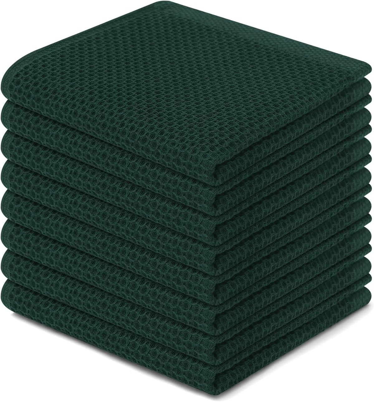 Homaxy 100% Cotton Waffle Weave Kitchen Dish Cloths, Ultra Soft Absorbent Quick Drying Dish Towels