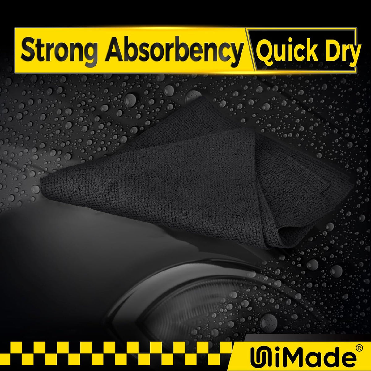 Microfiber Cleaning Cloth, 100 Pack Microfiber Towels for Cars Commercial Grade Work Rags Bulk
