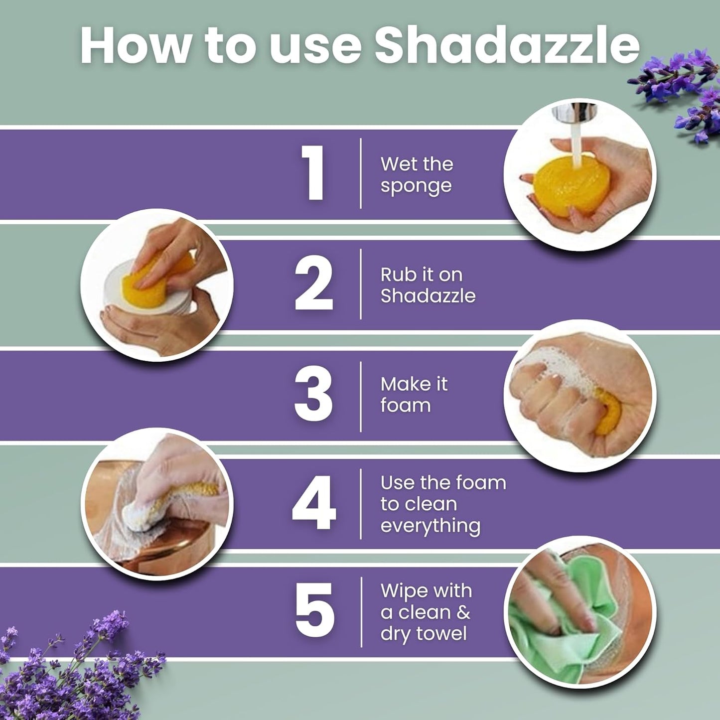 Shadazzle Natural All Purpose Cleaner and Polish – Eco friendly Multi-purpose Cleaning Product (2