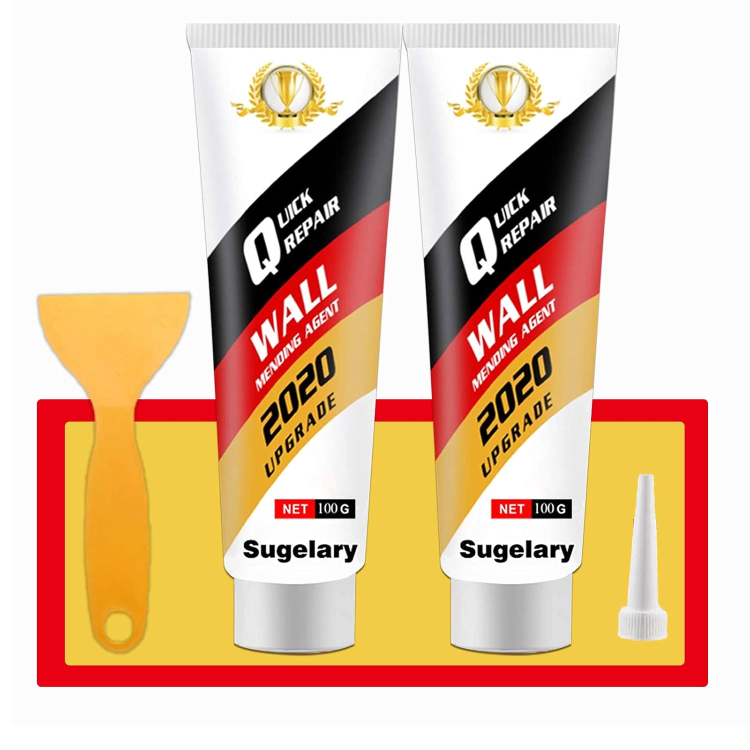 Drywall Patch Repair Kit with Scraper, Wall Spackle Repair Paste, Wall Mending Agent Quick and Easy