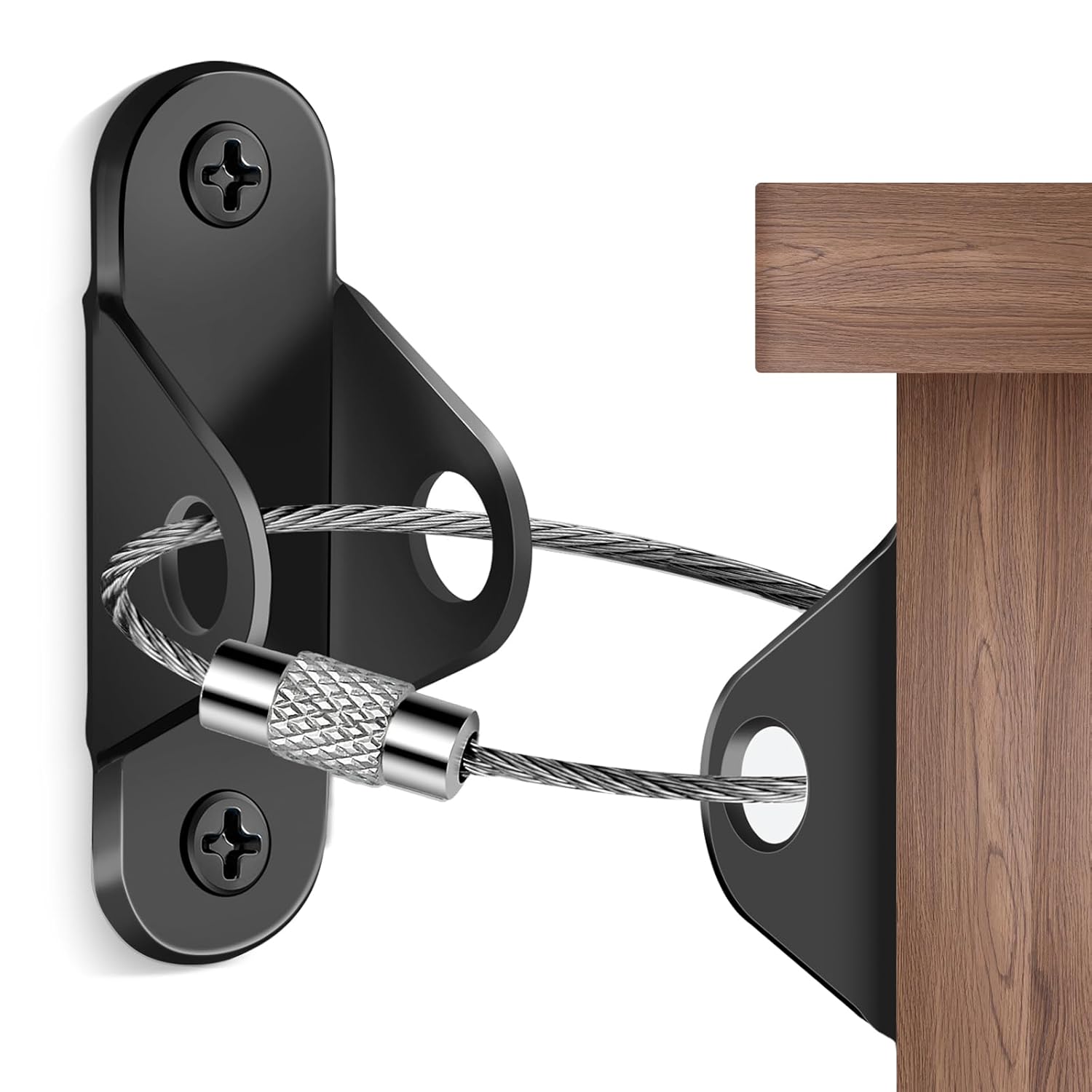 10-Pack Baby Proof Heavy Duty Furniture Anchors for Dressers, Bookcases and TV Cabinets 400LB Anti