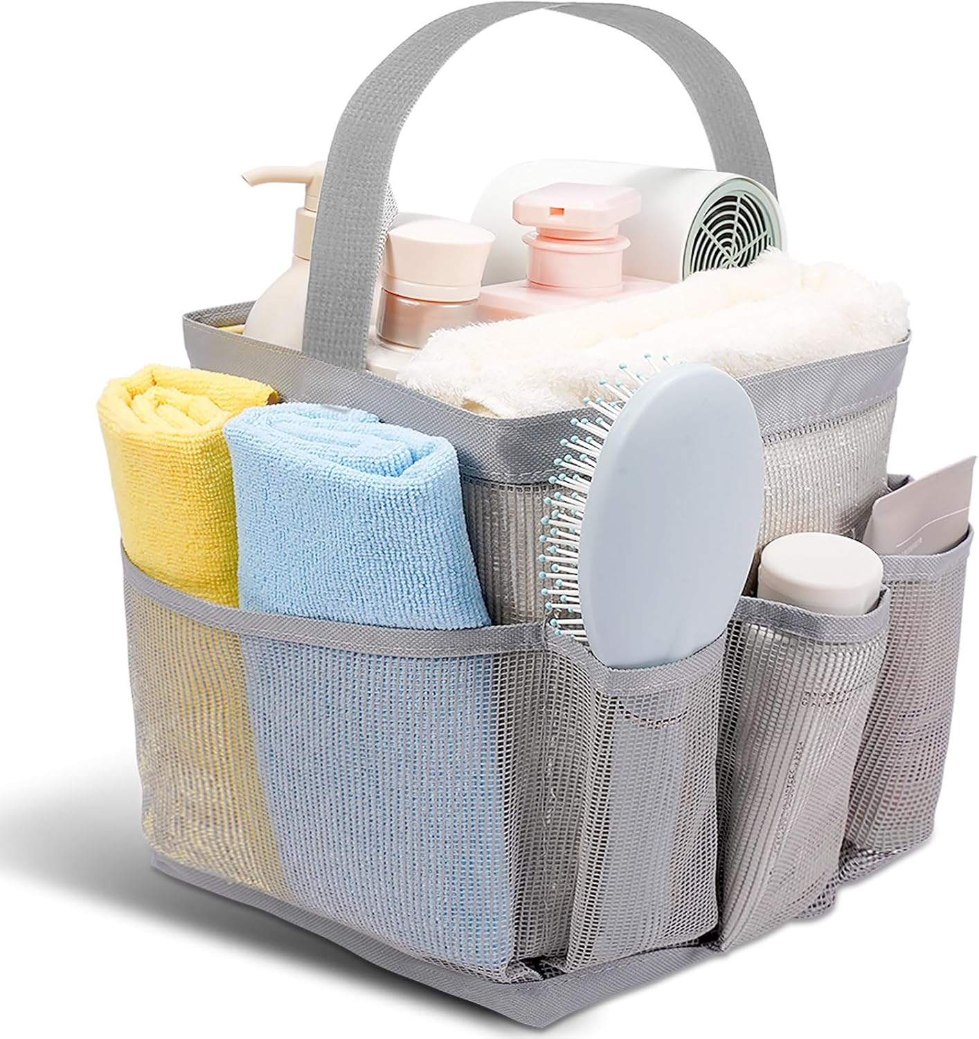 Shower Caddy Portable for College Dorm Room Essentials for Girls with 9 Pockets,Large-Capacity
