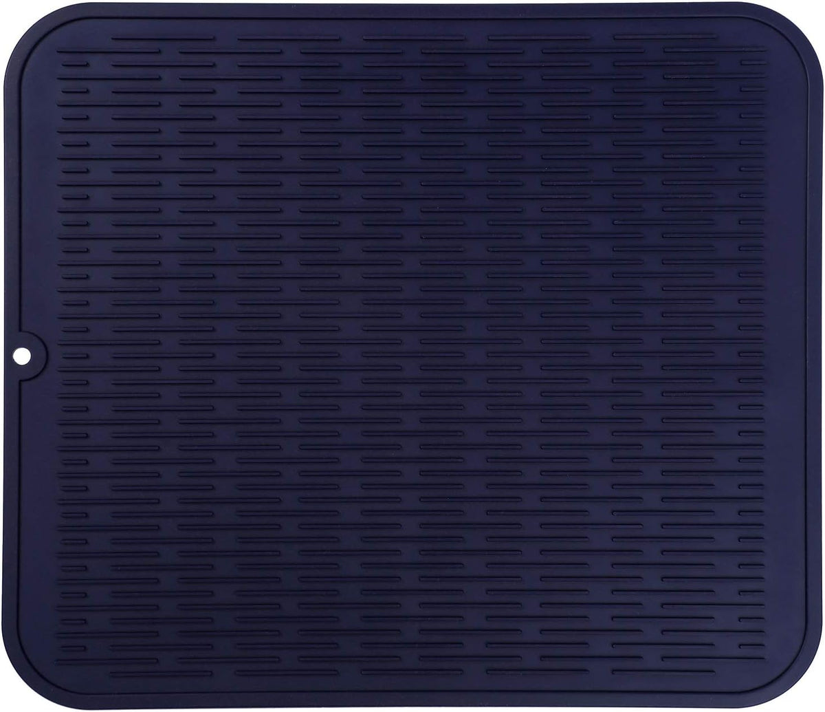 Silicone Dish Drying Mat for Multiple Usage,Easy clean,Eco-friendly,Heat-resistant Silicone Mat for