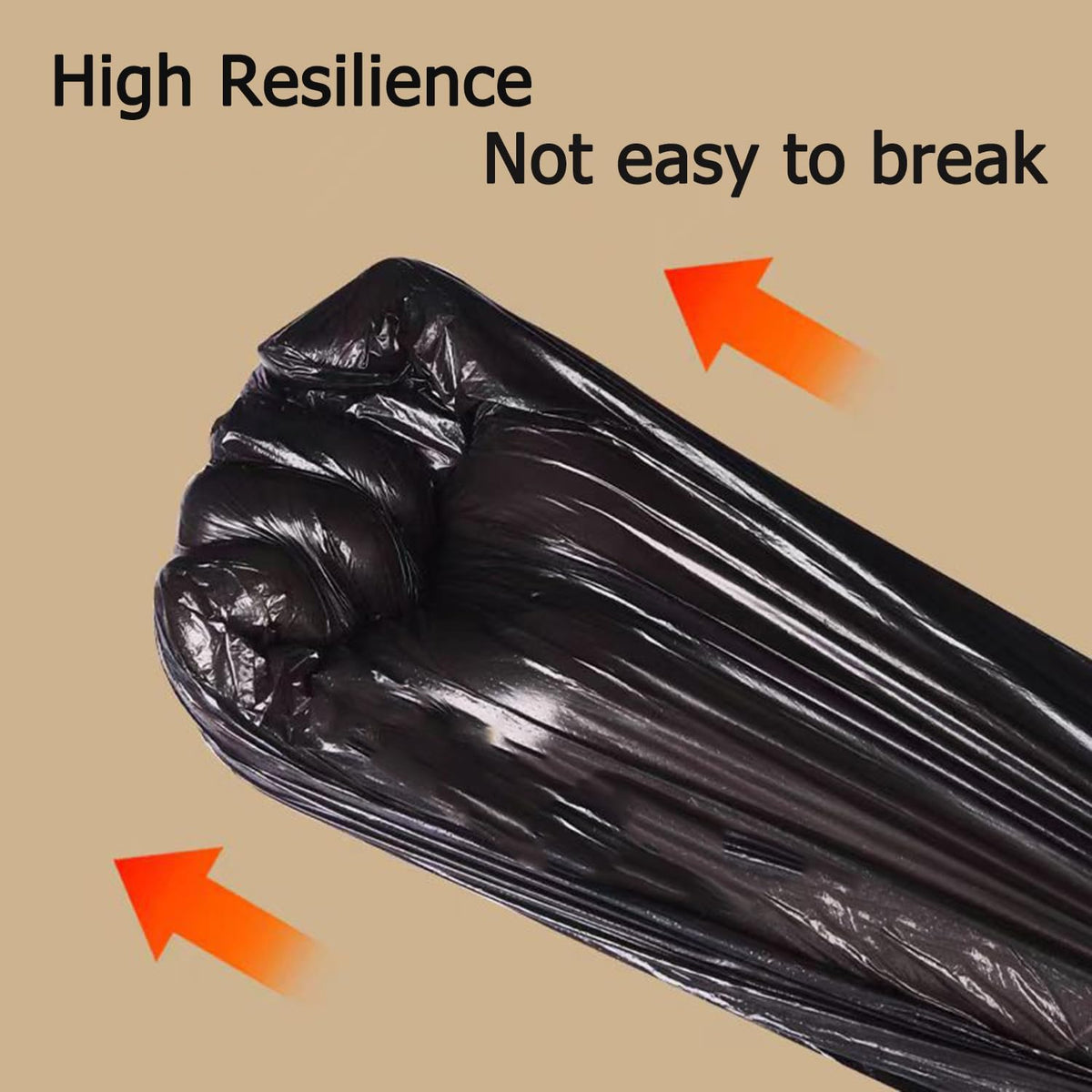 Large Black Trash Bags 20-21 Gallon Drawstring Garbage Bags,Measuring 28x 33.8 inches,Heavy Duty