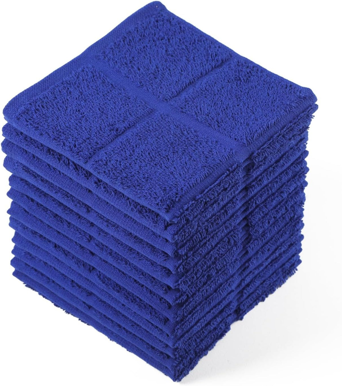 Glynniss Blue Dish Cloths Kitchen Highly Absorbent Navy Dish Rags 100% Cotton Dish Cloths for