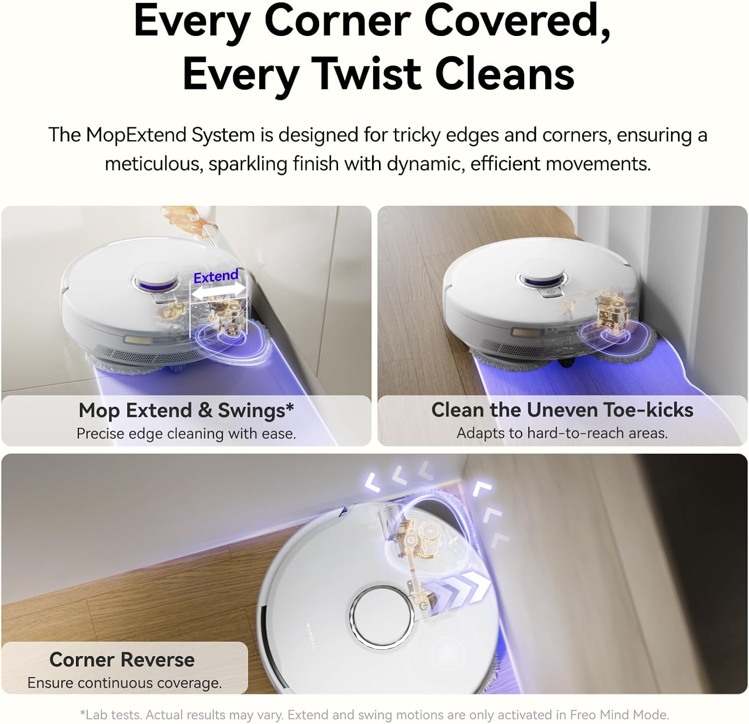 NARWAL Freo X10 Pro Robot Vacuum and Mop Combo, 11,000Pa Suction, DualFlow Tangle-Free System