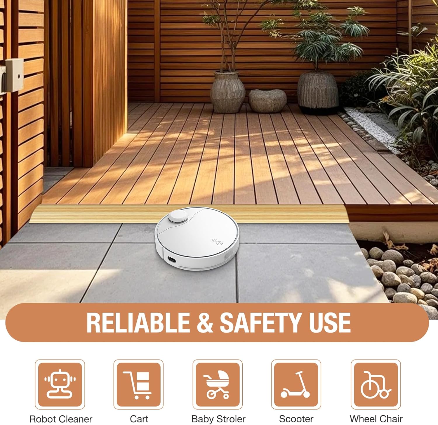 Floor Transition Strip Self Adhesive Vinyl Door Threshold for Doorways Carpet Edging Trim Overlap