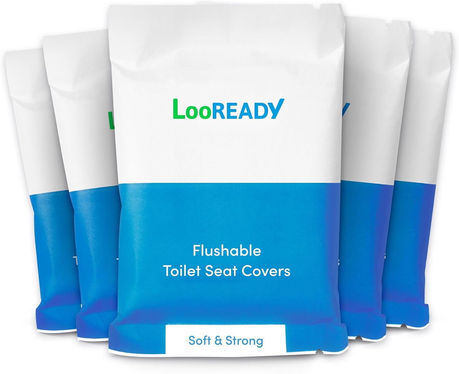 Individually Wrapped Toilet Seat Covers Disposable Flushable - Deluxe Premium Quality Travel