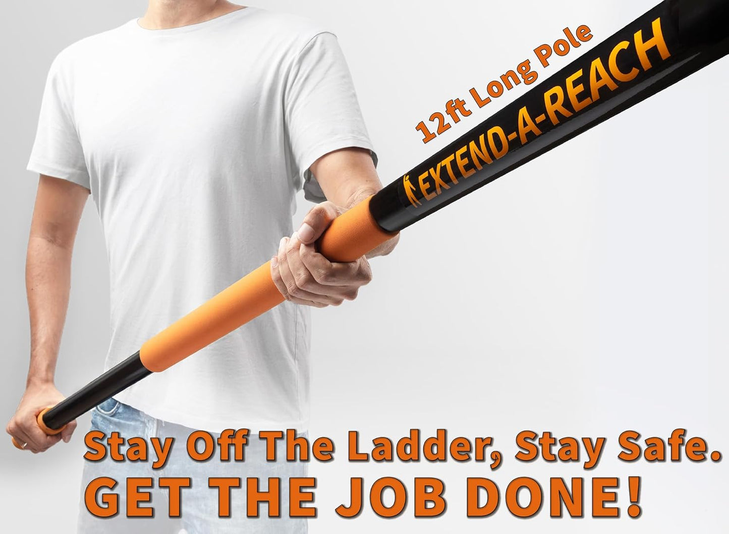20 Foot High Ceiling Duster Kit and Scrub Brush with 4-12 ft Extension Pole // Telescoping Duster