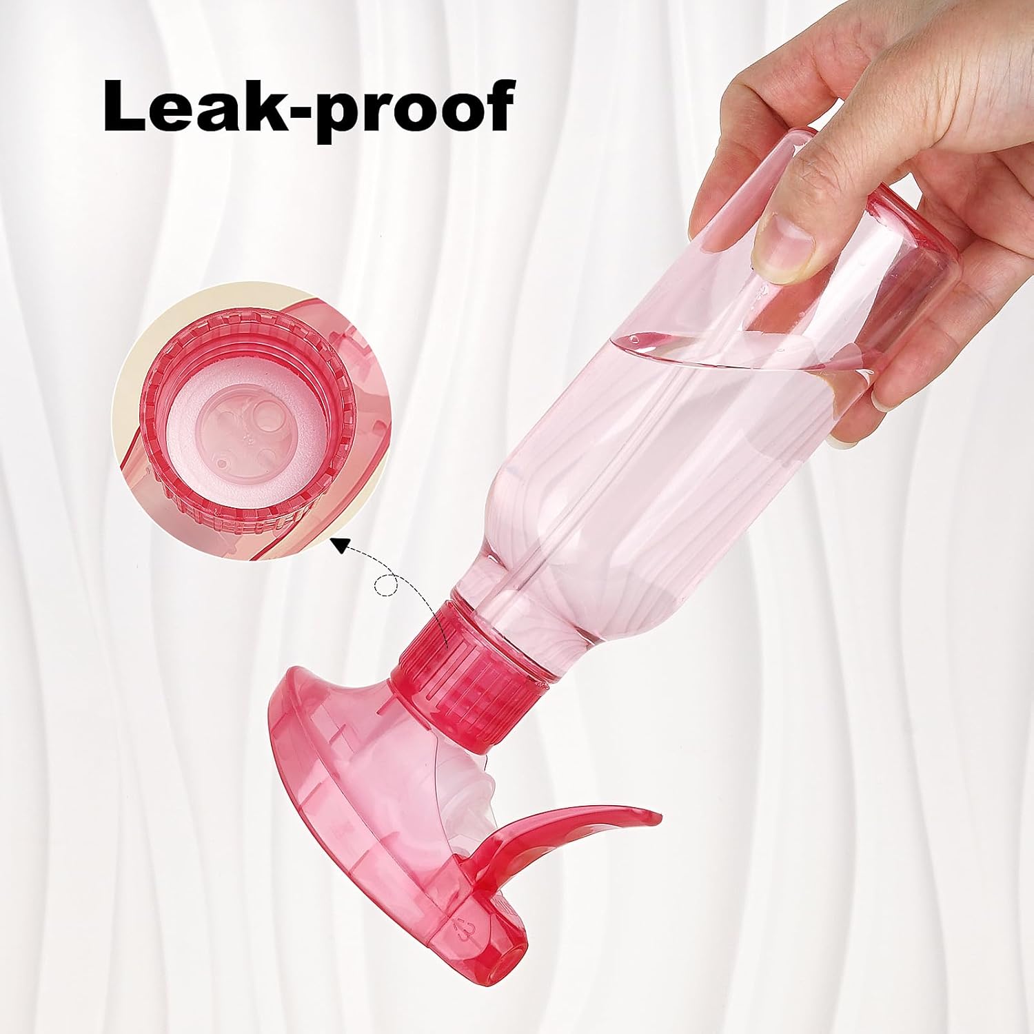 Cosywell Plastic Spray Bottles 8.8oz/260ml 2 Pack Empty Spray Bottle for Cleaning Mist/Stream