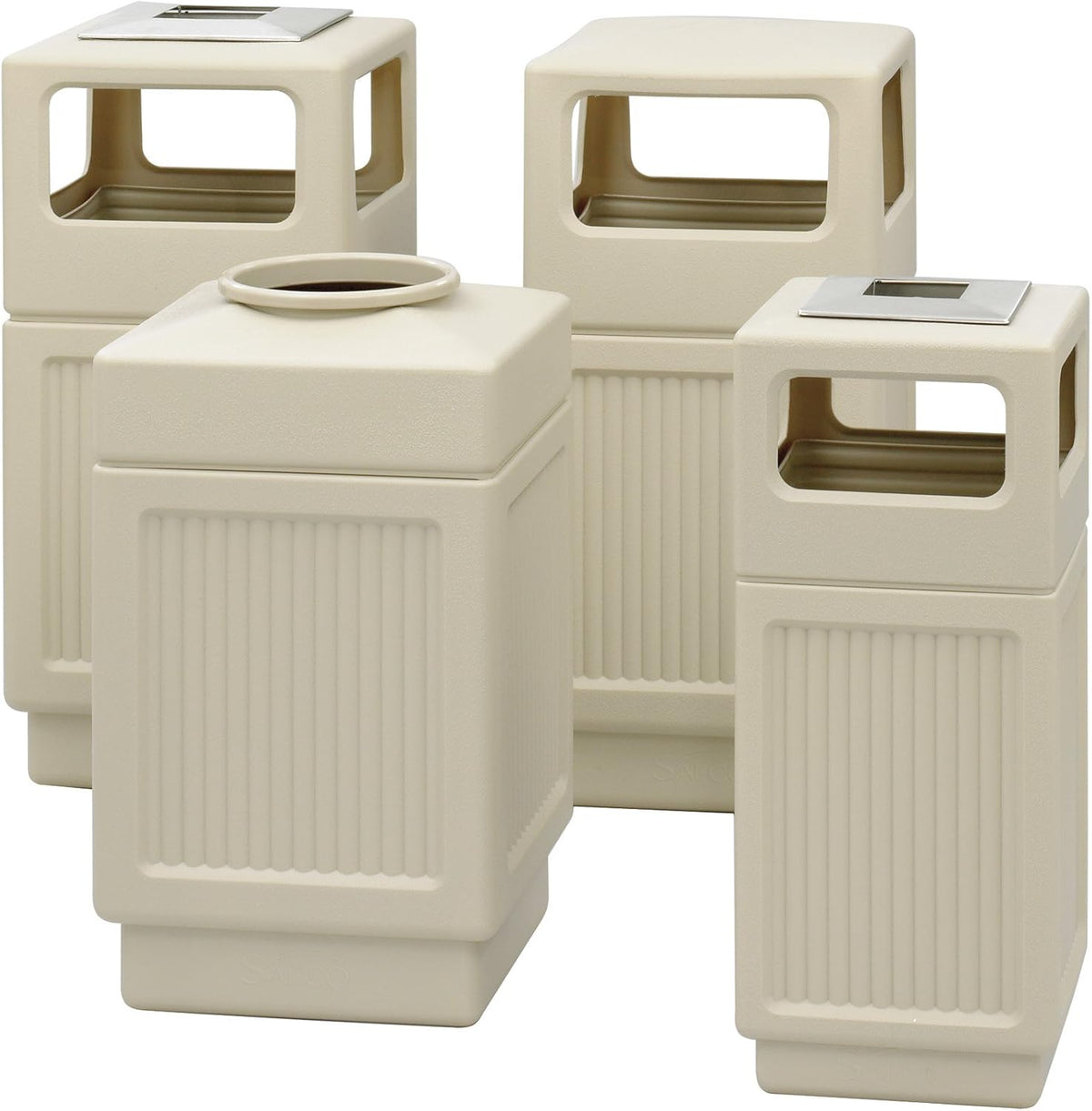 Safco Canmeleon Trash Can, 38 Gallons, Indoor and Outdoor Use, Durable & Weather-Resistant