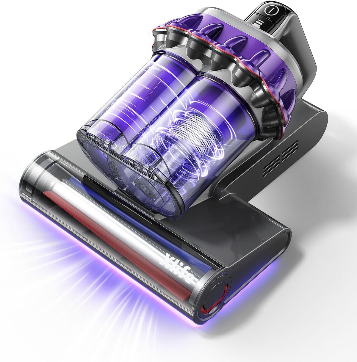 Xlife Mattress Vacuum Cleaner with UV-C Light, 140F° Heating, 550W 16KPA Suction, HEPA Filter for