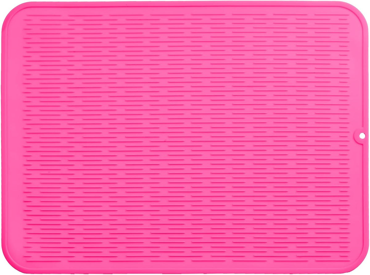 Silicone Dish Drying Mat for Multiple Usage,Easy clean,Eco-friendly,Heat-resistant Silicone Mat for