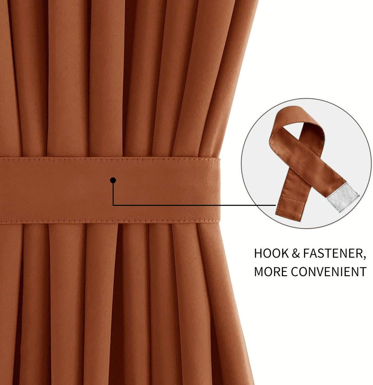 DWCN French Door Curtains – Rod Pocket Thermal Blackout Curtain for Doors with Glass Window