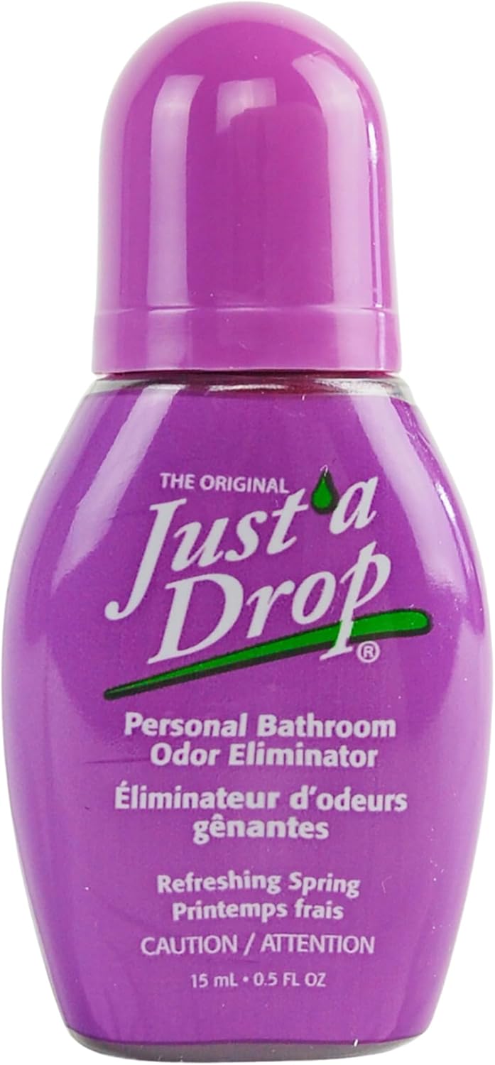 Prelam Just a Drop Odor Eliminator - Long-Lasting and Eco-Friendly Formula - Leaves Bathroom