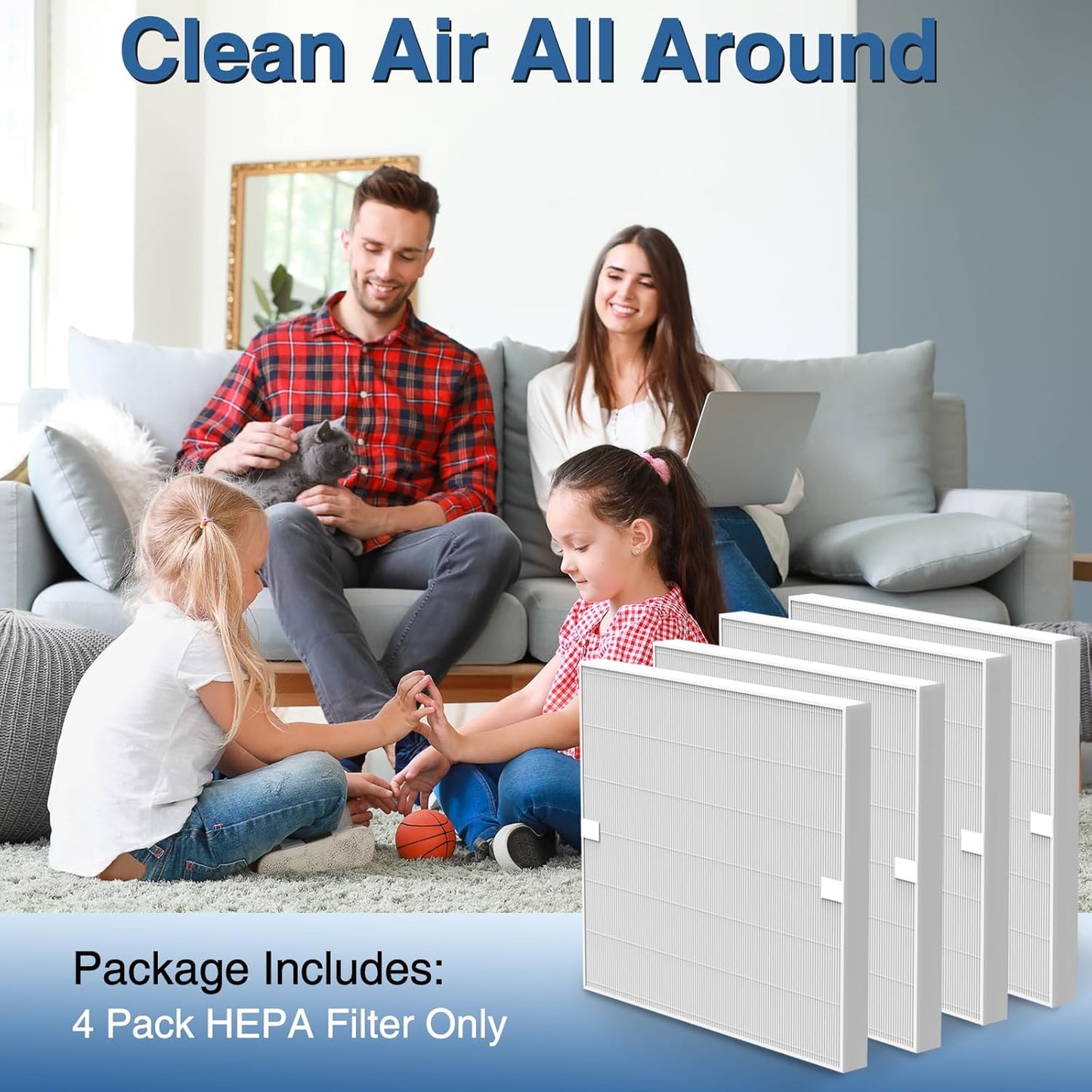 AP-1512HH HEPA Replacement Filter for Coway AP-1512HH AP1512HH Mighty Air Purifier, AP-1512HH-FP