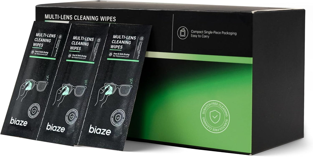 400 Count Lens Wipes for Eyeglasses, Eye Glasses Cleaner Wipes Pre-moistened Individually Wrapped