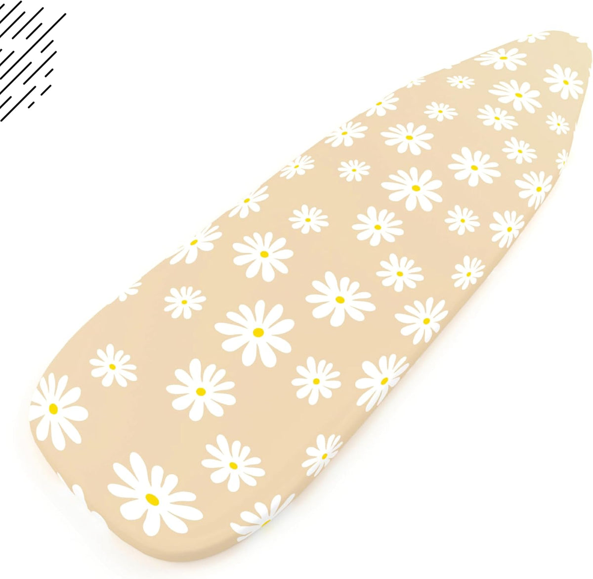 Encasa XO Ironing Board Cover and Pad 57"x22" - Thick 3mm Felt Padding, Drawstring Tightening &