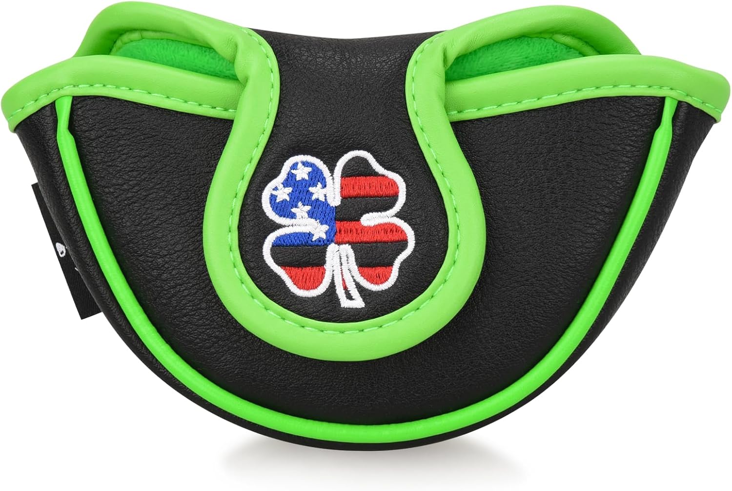 BIG TEETH Putter Cover Mallet Putter Cover Half Mallet Small Golf Headcover, Mini Club Head