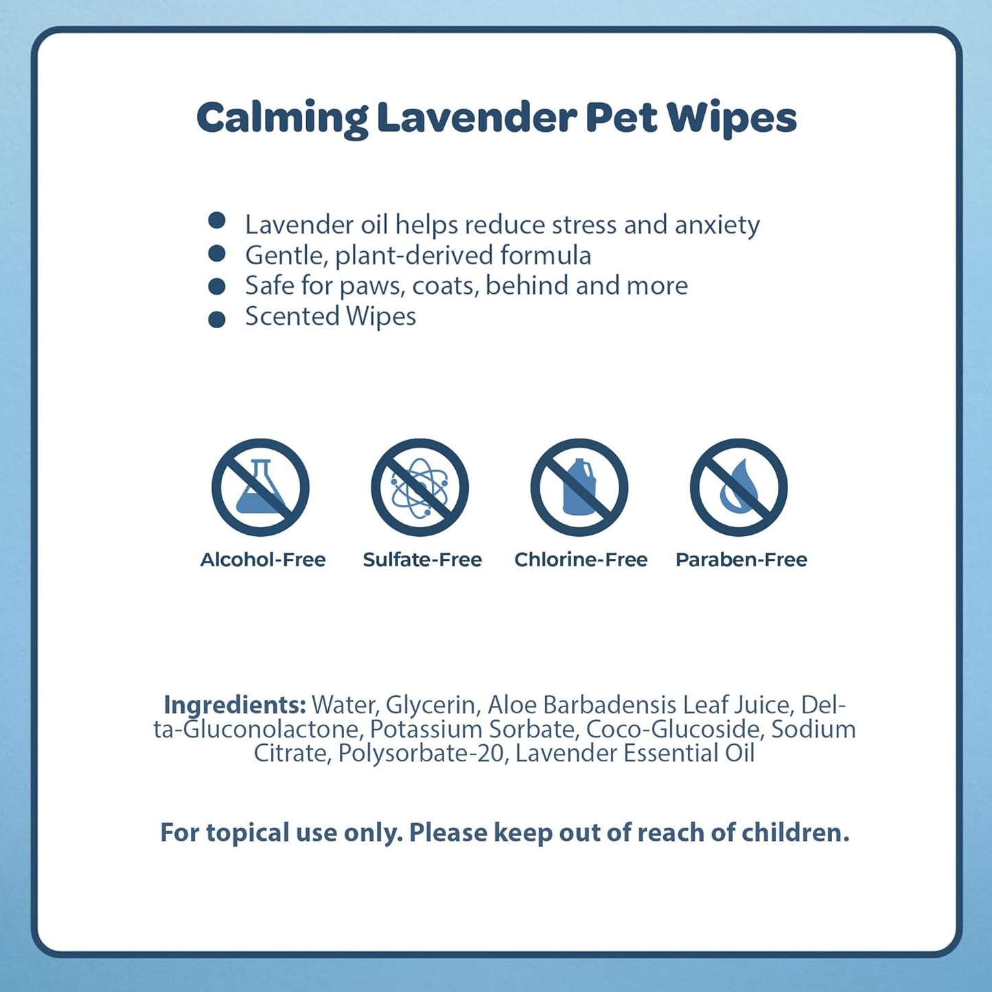 Best Pet Supplies Pet Grooming Wipes for Dogs & Cats,Deodorizer for Coats & Dry, Itchy, or