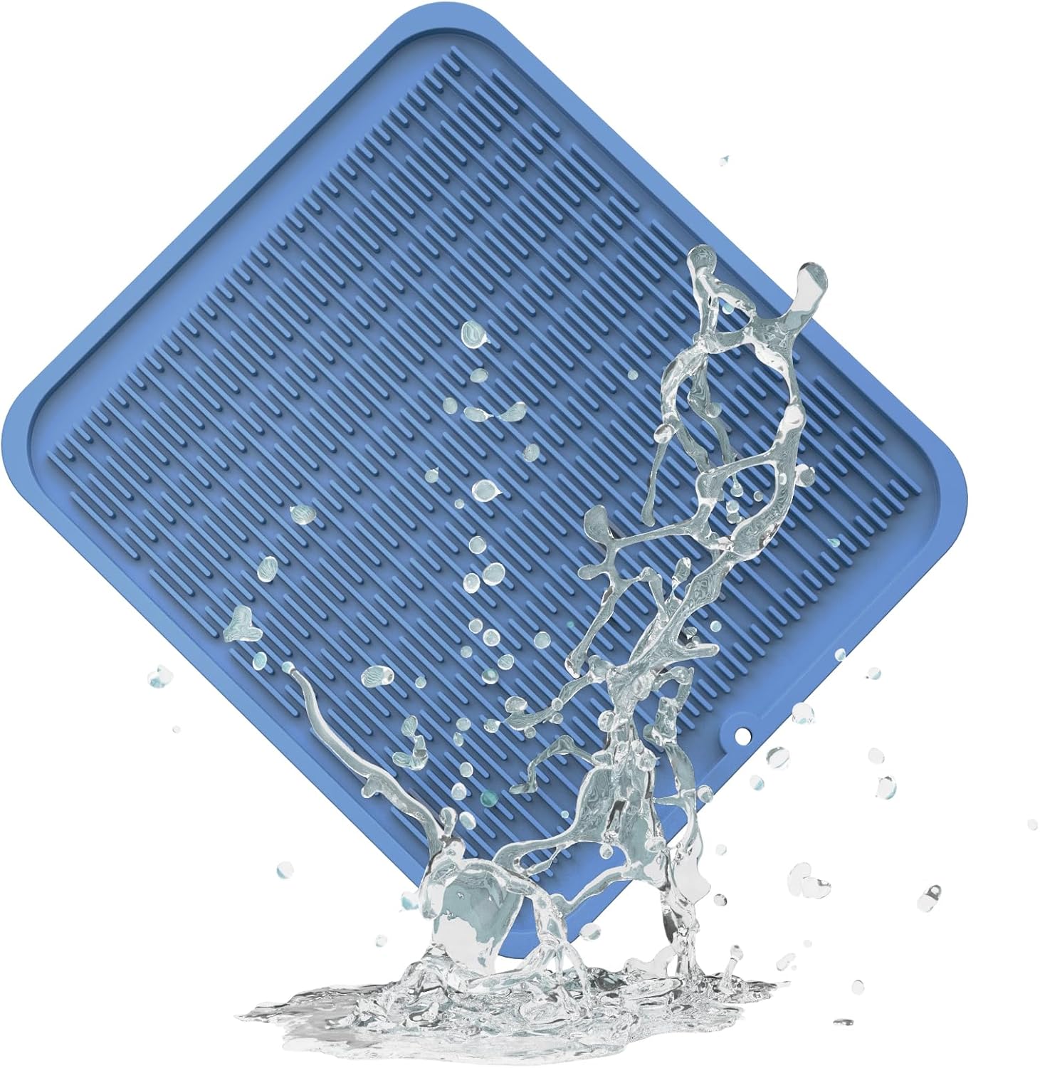 ZLR Silicone Dish Drying Mat for Kitchen Counter, Eco-Friendly Fast Dry Dish Mat, Easy Clean Multi