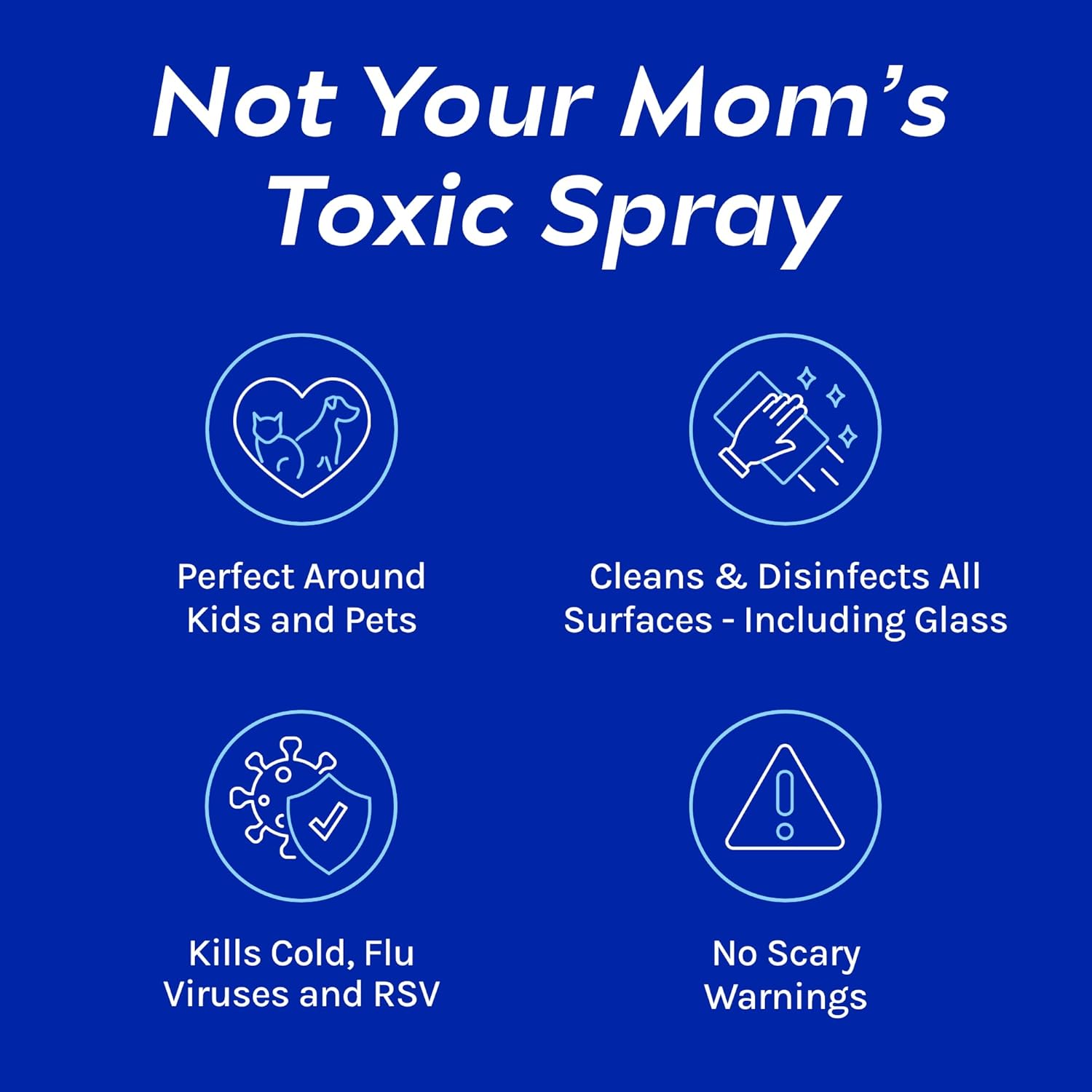 CleanBoss Botanical Disinfectant - Multi-Surface Cleaner - 128 oz - Kills 99.9% of Germs + Cold &