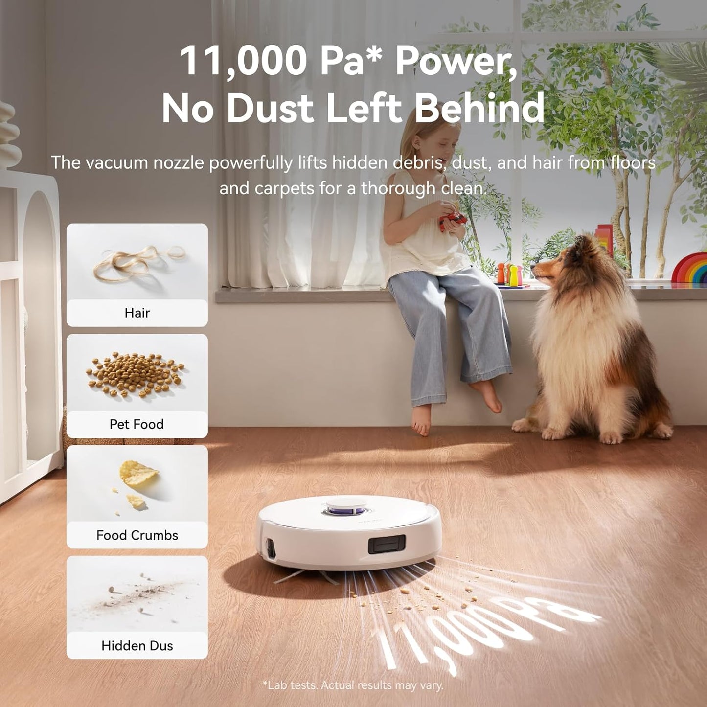 NARWAL Freo X10 Pro Robot Vacuum and Mop Combo, 11,000Pa Suction, DualFlow Tangle-Free System
