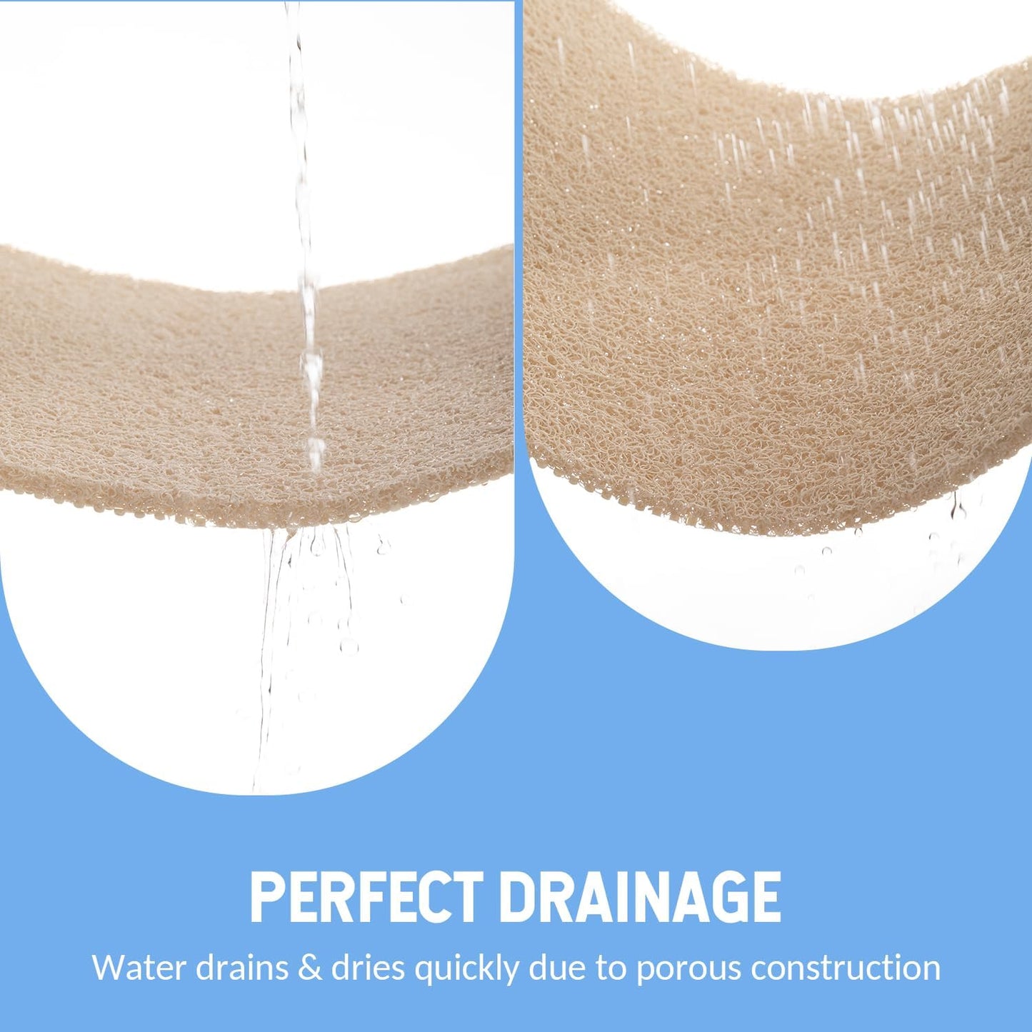 Non-Slip Bathtub Mat, Anti Slip Shower Mat, Fast Drying Bathtub Mats, Foot Scrubber Mat, Anti Slip