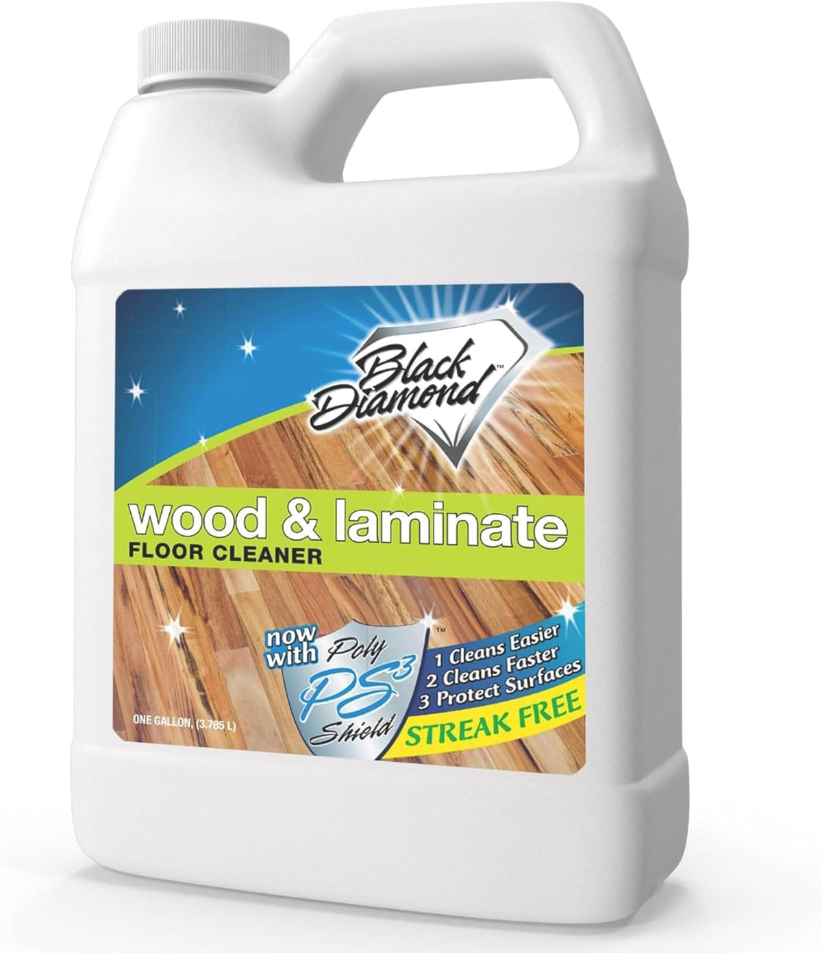 Black Diamond Stoneworks Wood & Laminate Floor Cleaner- Ready to Use Non-Toxic No-Rinse Formula