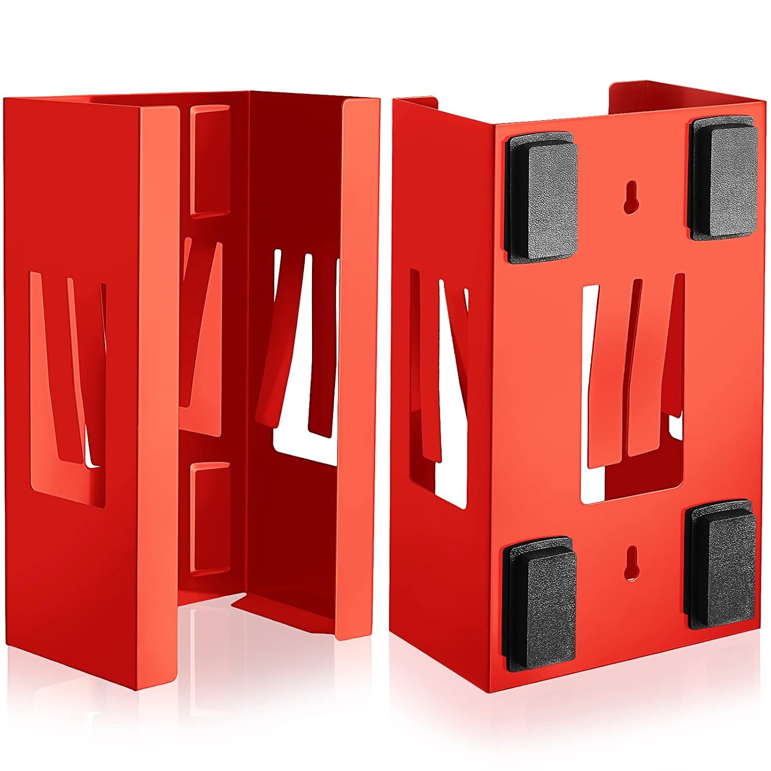 Lounsweer 2 Pcs Magnetic Glove Dispenser Holders Wall Mount Boxes of Gloves Commercial Quality
