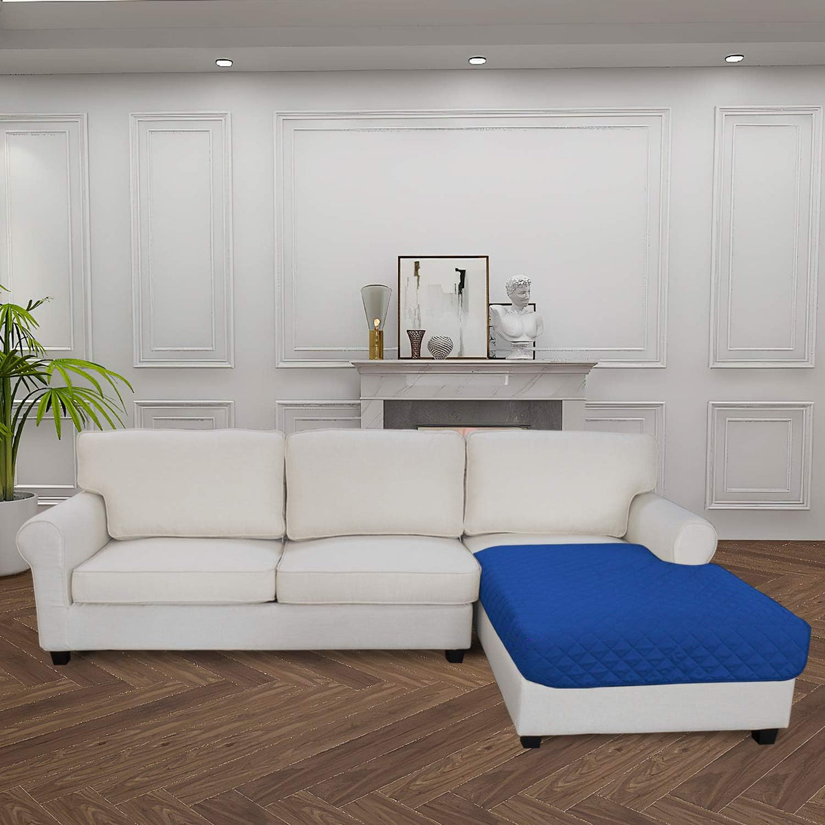 Easy-Going Sectional Couch Covers for Dogs L Shape Sofa Cover Reversible Sofa Slipcover Chaise