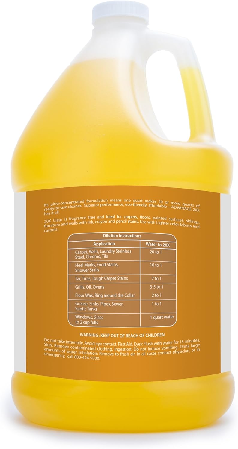 All Purpose Cleaner Concentrate - Advanage 20X The Wonder Cleaner Citrus for All Surfaces Around