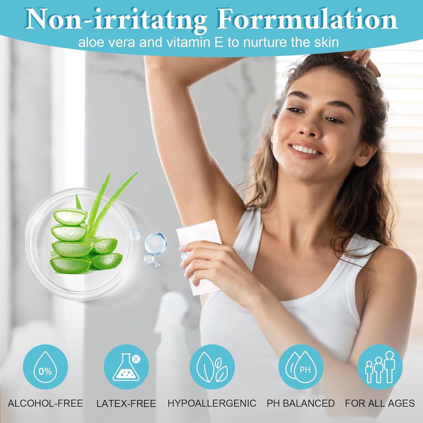 500 Pcs Ultra Thick Soft Large Body Wipes Individually Wrapped(7.87" x 9.45"),Shower Wipes for