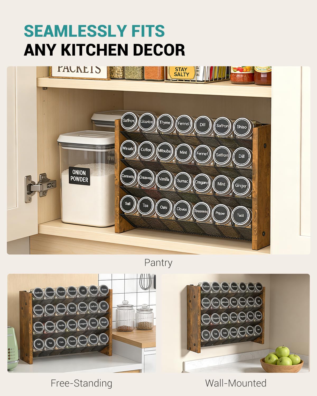 NESAPTO Spice Rack Organizer for Cabinet – view 6