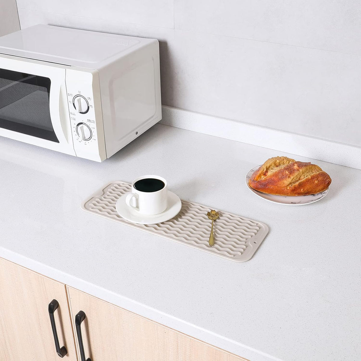 Silicone Dish Drying Mat for Multiple Usage,Easy clean,Eco-friendly,Heat-resistant Silicone Mat for